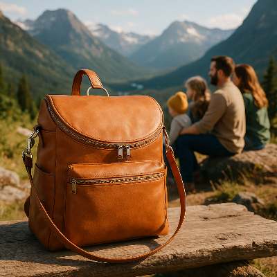 Sac à Langer Cuir - BabyModernBag™