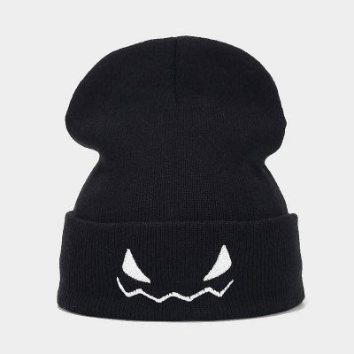 BONNET BÉBÉ NOIR CITROUILLE HALLOWEEN