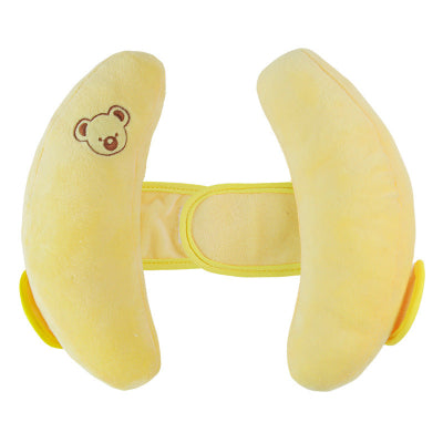 cale tête bébé réglable - jaune