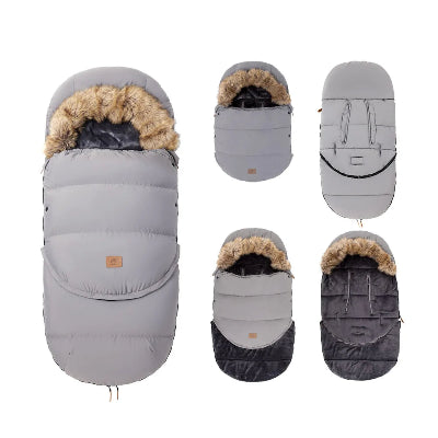 chancelière bébé gris - grand froid