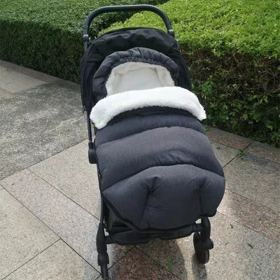 chancelière poussette gris foncé