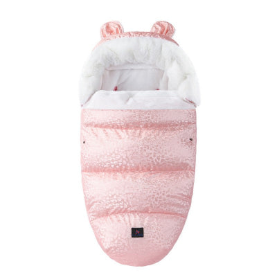 chancelière poussette pour hiver - rose