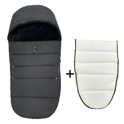 Chancelière pour poussette noir B X
