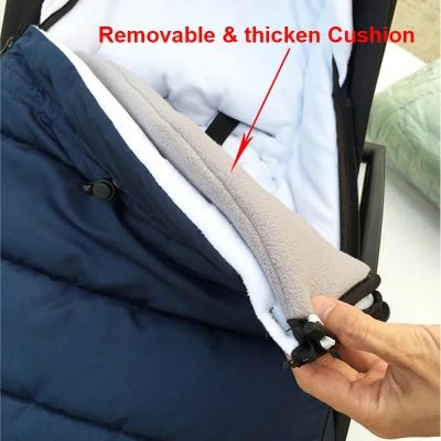 Chancelière Poussette - StrollerFootmuff™ - BLUE - Bébé Touriste