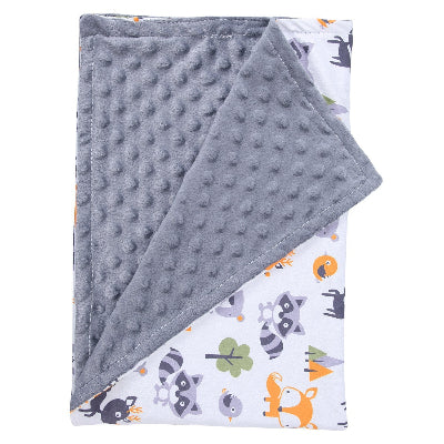 couverture bébé avec renards