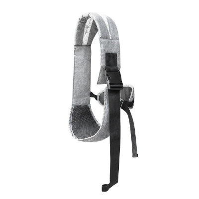 écharpe de portage quatre saisons - gris - détail