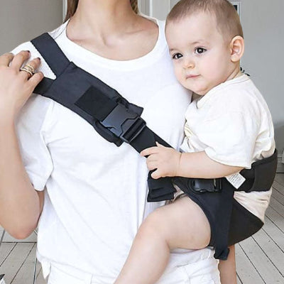 écharpe de portage quatre saisons - noir - transport bébé