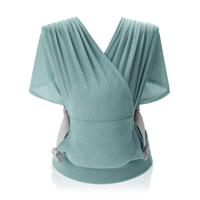 porte bébé - écharpe de portage verte
