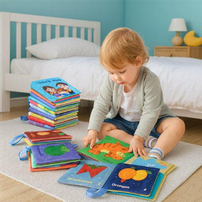 Livre bébé en tissu | Eveil Sensoriel™