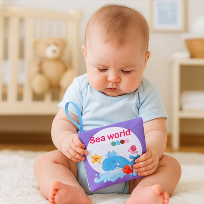 Livre bébé en tissu | Eveil Sensoriel™