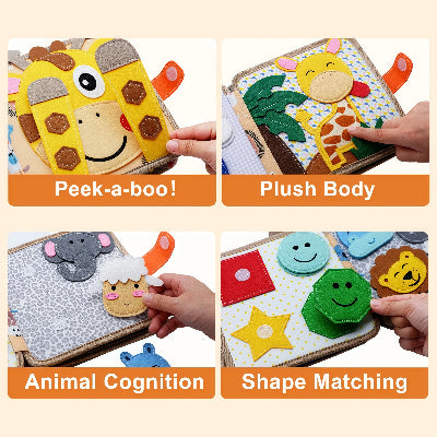 livre sensoriel bébé en tissu