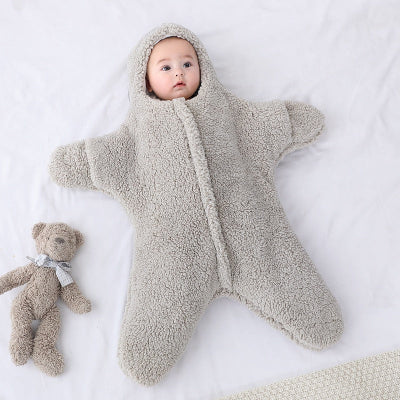 barboteuse bébé - nid d'ange gris