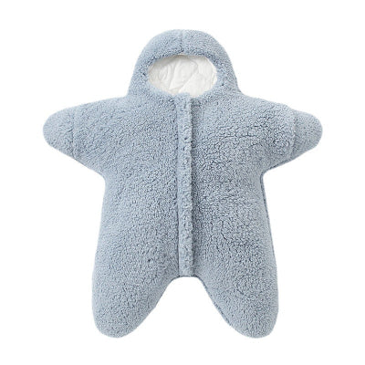 barboteuse bébé - nid d'ange bleu - étoile de mer