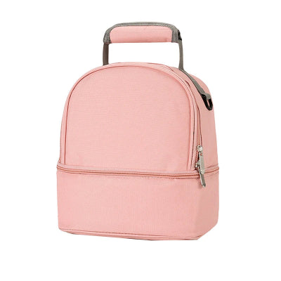 Porte biberon portable rose - sac à langer