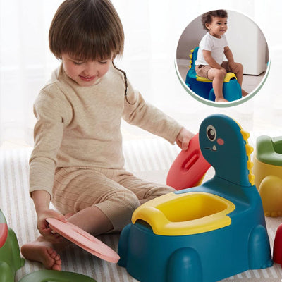 POT BEBE DINOSAURE BLEU DETAIL