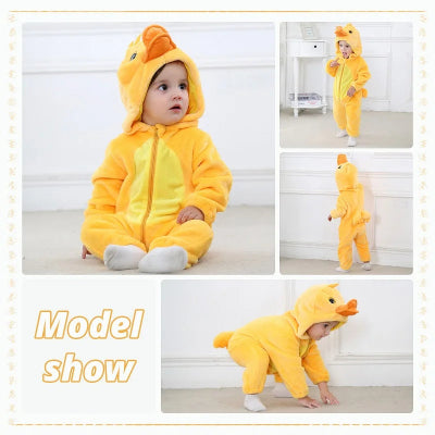 Pyjama bébé - canard jaune