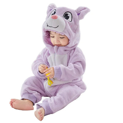 Pyjama bébé - ourson violet