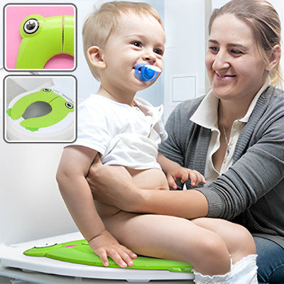 réducteur de toilette - maman avec bébé