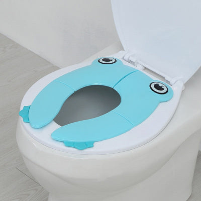 Image réducteur de toilette bleu