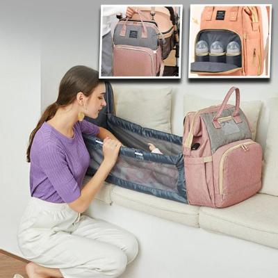 Sac à Langer à Dos - BabyTravel™ - GRIS - Bébé Touriste