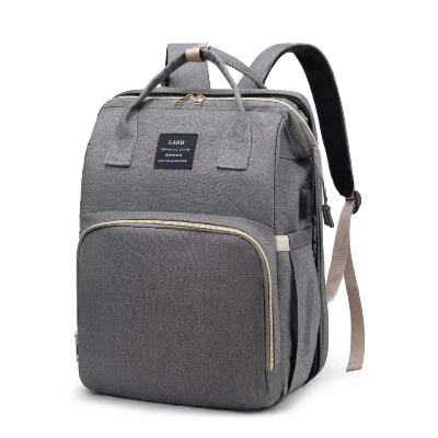 Sac à Langer à Dos - BabyTravel™ - GRIS - Bébé Touriste