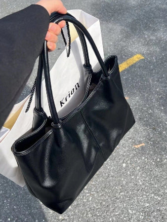 sac à langer en cuir