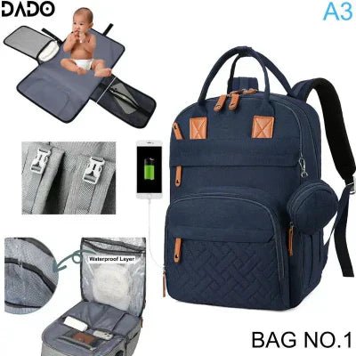 SAC À LANGER BLEU MARINE - Bébé Touriste