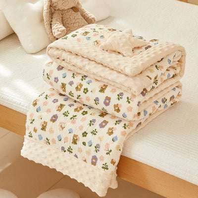 couverture bebe beige
