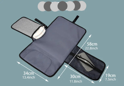 Sac à Dos à Langer - BabyTravel™ - Gris Foncé