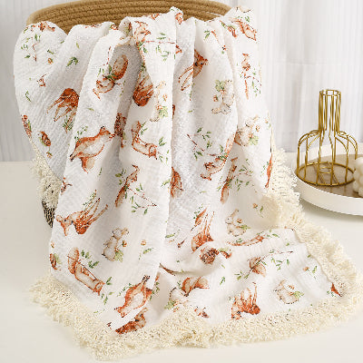 COUVERTURE BEBE BLANC