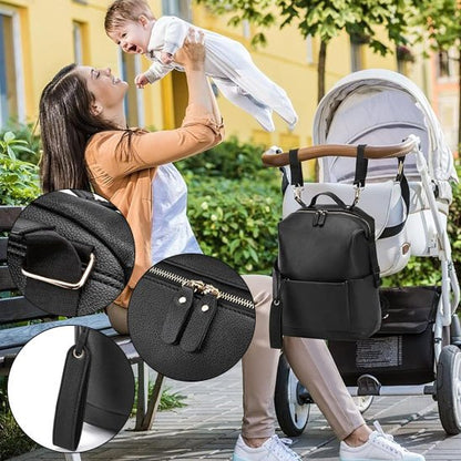 Sac à langer cuir | Multifonction™