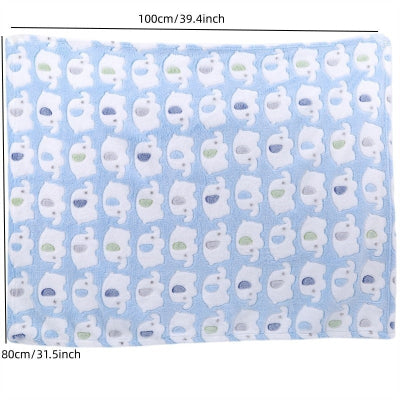 couverture bébé - éléphants