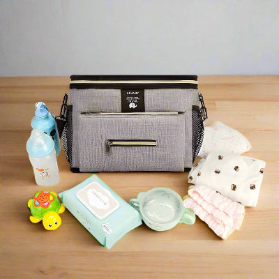 SAC A LANGER BEBE- BabyTravel™- Gris