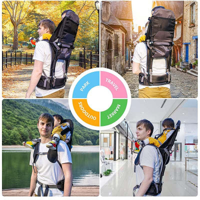 Porte bébé de randonnée | Pliable confort™