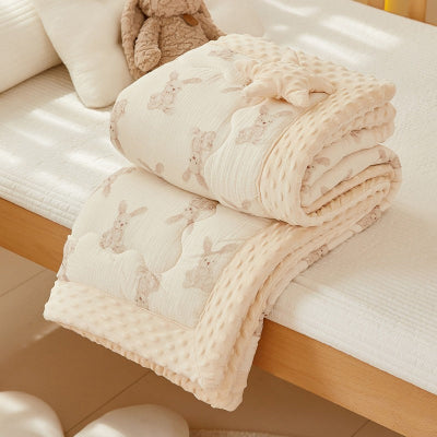 couverture bebe beige
