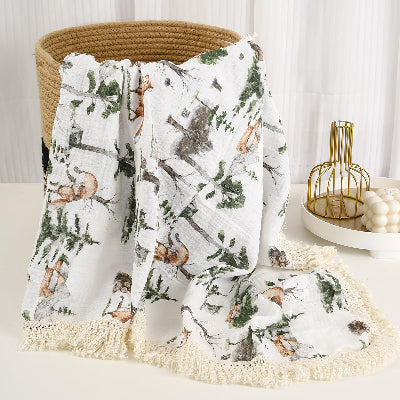 COUVERTURE BEBE BLANC