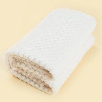 couverture bebe blanche