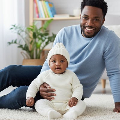 BONNET BEBE | Cocooning™ | Laine tricotée