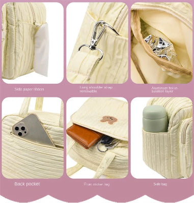 SAC A LANGER ROSE - BabyHandBag™