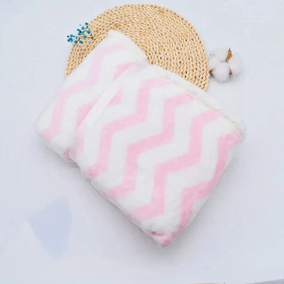 couverture bébé rose