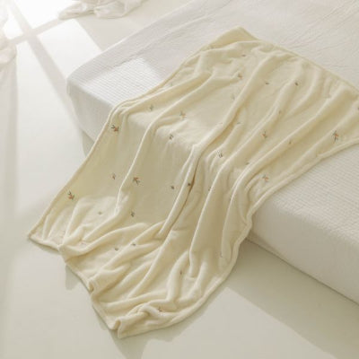 couverture bebe beige