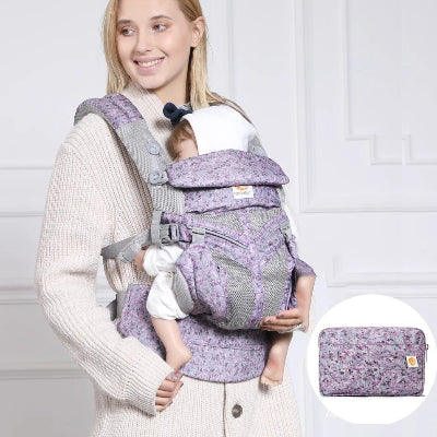 PORTE BEBE - BreathBabyBag™ - Mauve Lavande