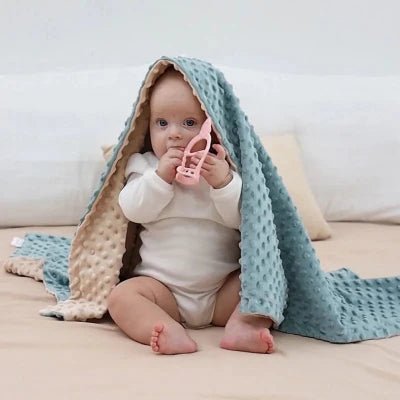couverture bebe beige
