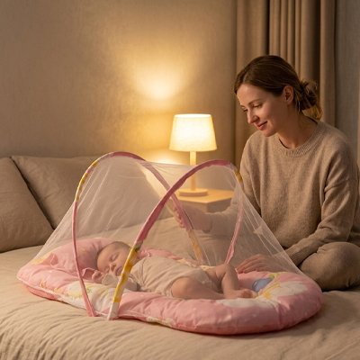 Lit moustiquaire bebe | Protection Optimale™