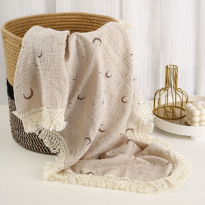 couverture bebe beige