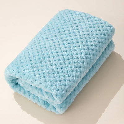 couverture bébé bleue clair