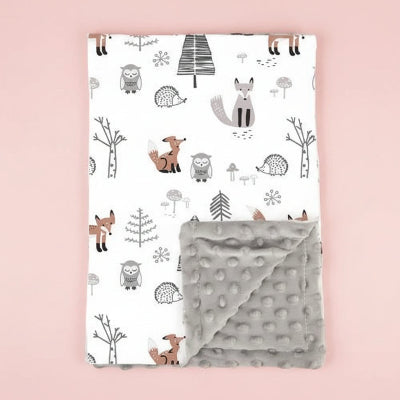 couverture bébé blanche