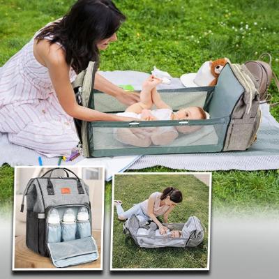 Sac à Dos à Langer -  BabyTravel™ - BLEU MARINE (LIT PORTABLE BEBE)