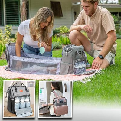 Sac à Dos à Langer -  BabyTravel™ - BLEU MARINE (LIT PORTABLE BEBE)