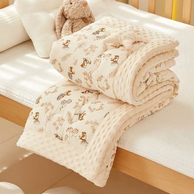 couverture bebe beige
